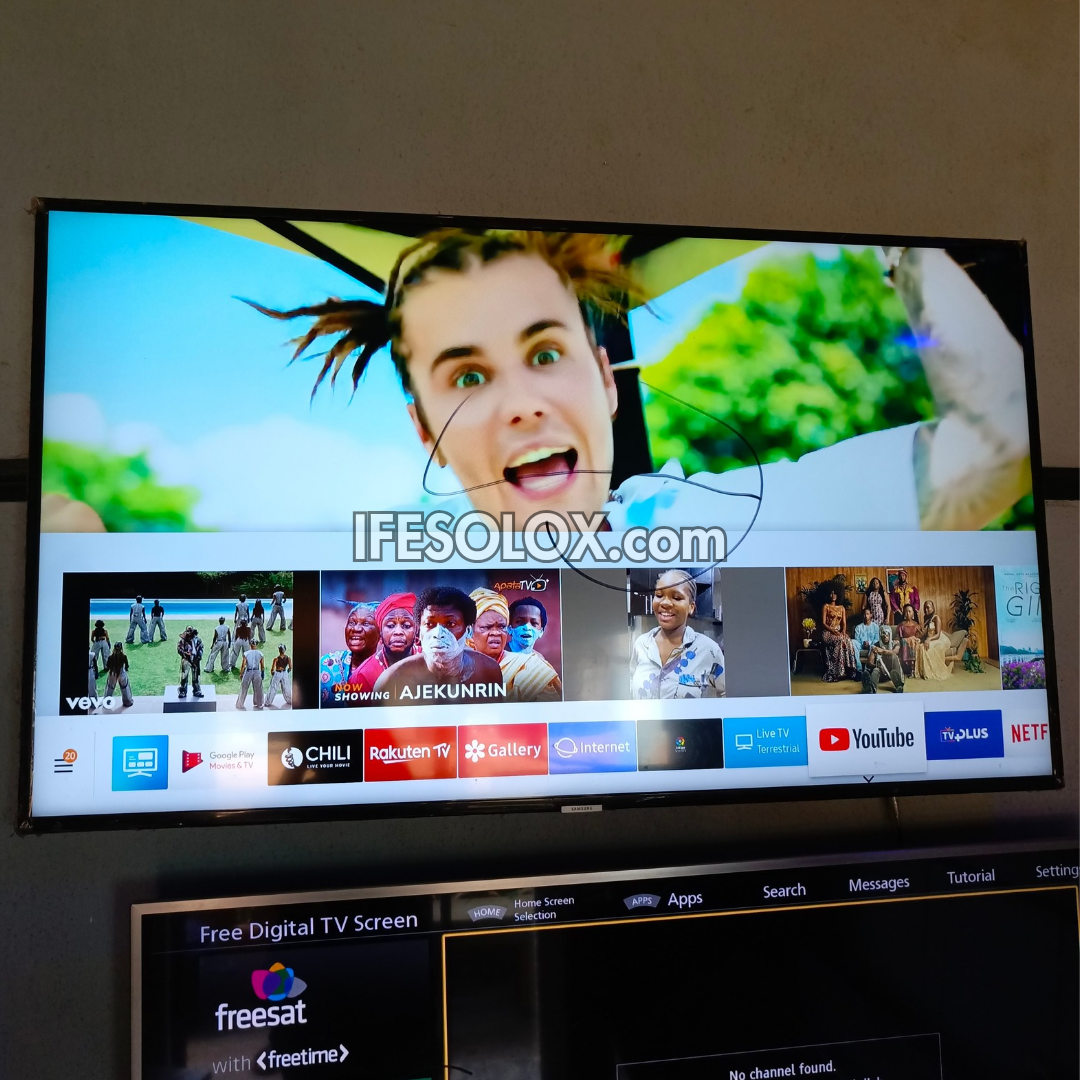 SAMSUNG 50 Inch UE50NU7000 Series Smart 4K UHD HDR10+ TV with Miracast and AirPlay Support - UK Used