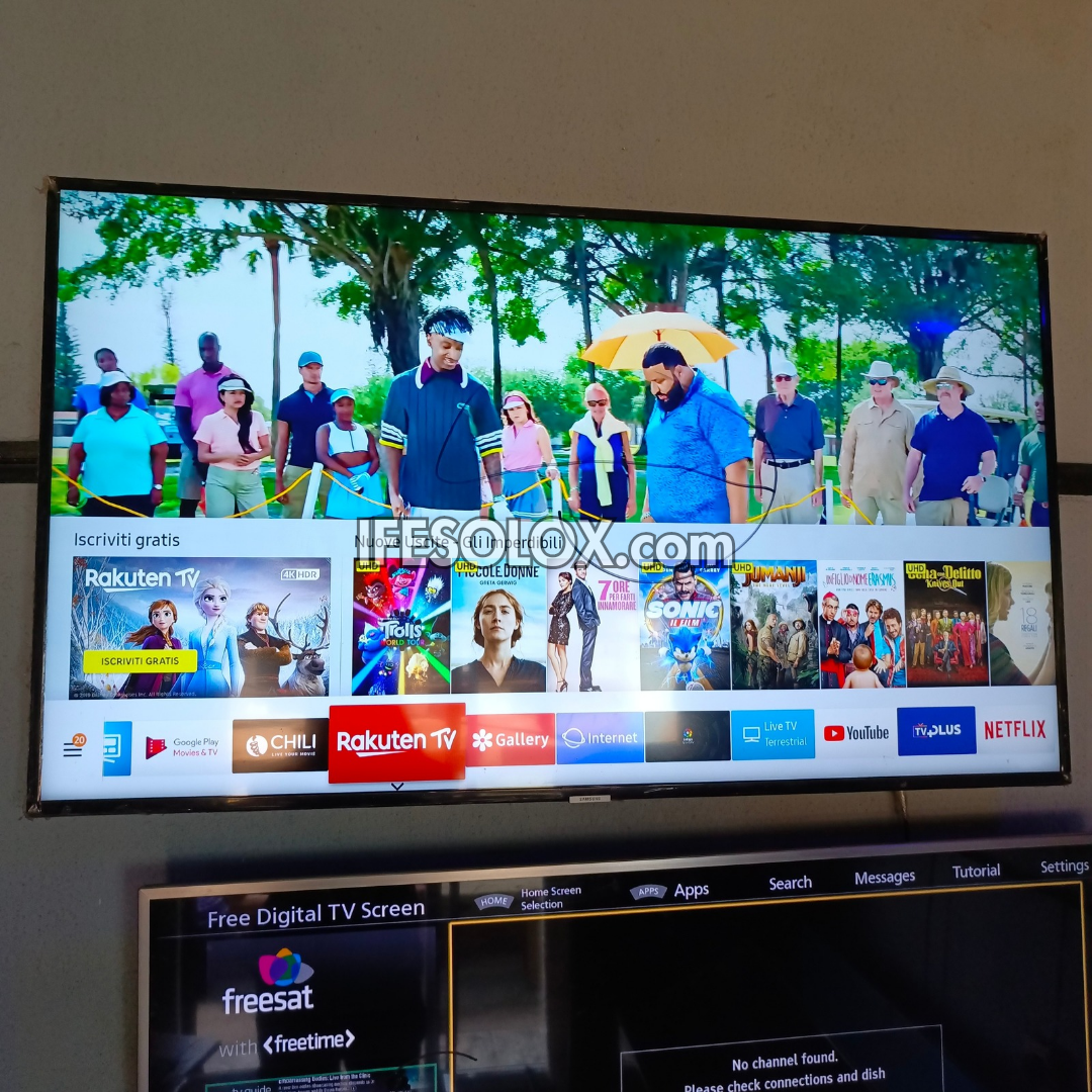 SAMSUNG 50 Inch UE50NU7000 Series Smart 4K UHD HDR10+ TV with Miracast and AirPlay Support - UK Used