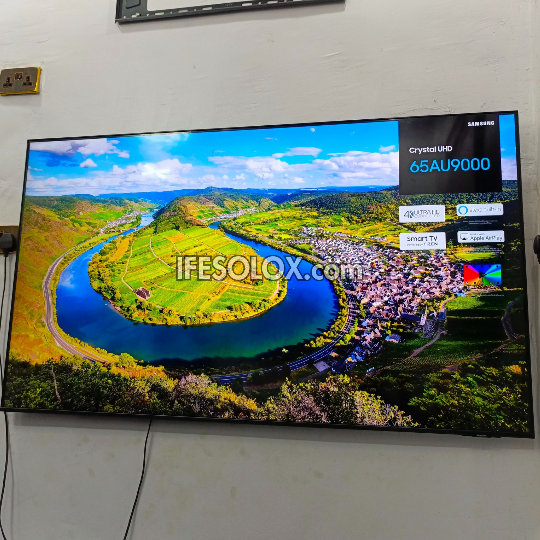 Samsung 65 inch 65AU9000 Series Ultra Slim 4K Crystal UHD Premium Smart TV - Foreign Used