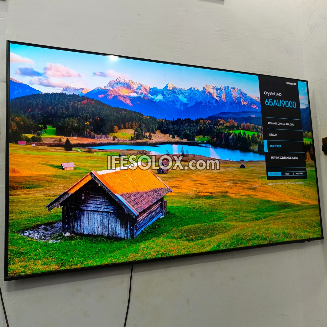Samsung 65 inch 65AU9000 Series Ultra Slim 4K Crystal UHD Premium Smart TV - Foreign Used