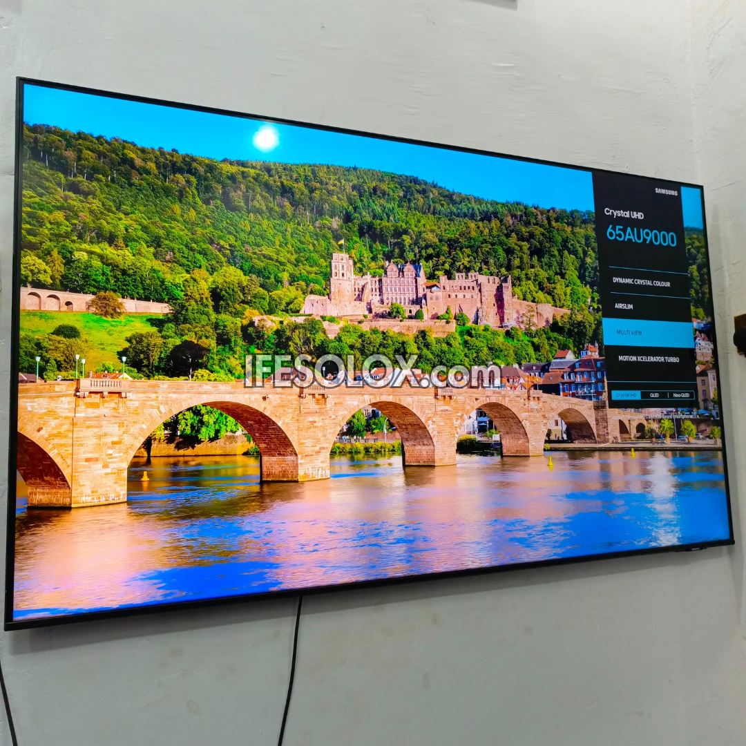 Samsung 65 inch 65AU9000 Series Ultra Slim 4K Crystal UHD Premium Smart TV - Foreign Used