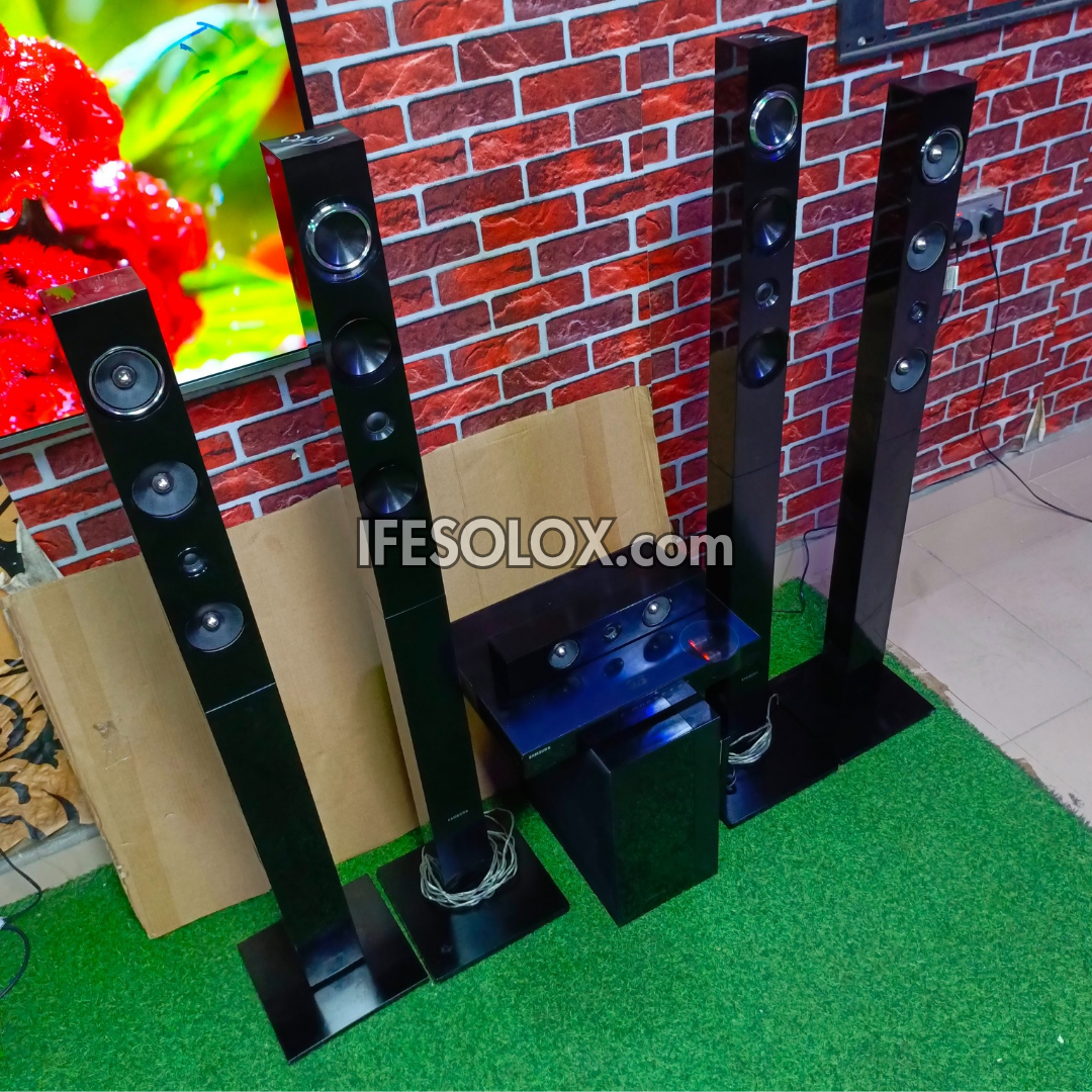 Samsung BULB HT-E6750 5.1Ch 1330watts Blu-ray 3D Smart Bluetooth Home Theater Complete Set with Wireless Rear Speakers - Foreign Used