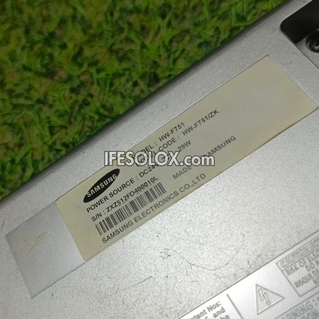 Samsung HW-F751 2.1Ch 310W High Fidelity BULB Sound Bar with Wireless Subwoofer - Foreign Used