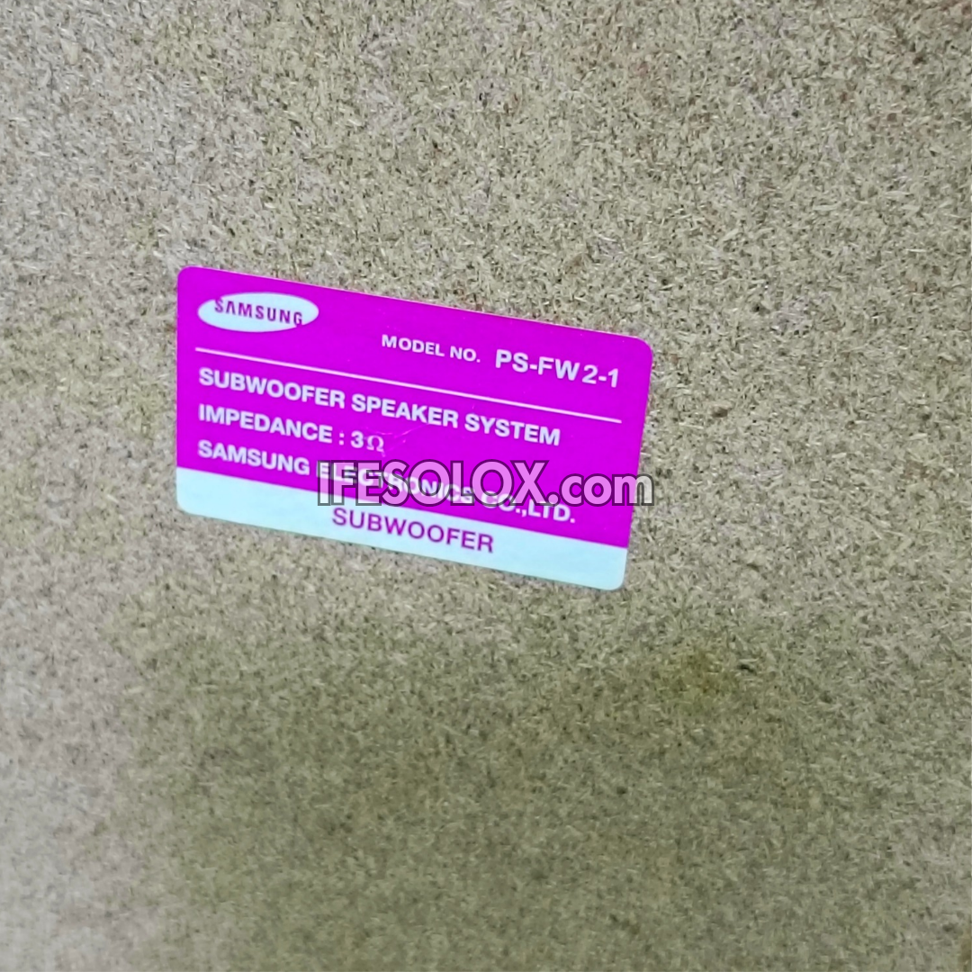Samsung PS-FW2-1 3ohms Home Theater Passive Subwoofer - Foreign Used