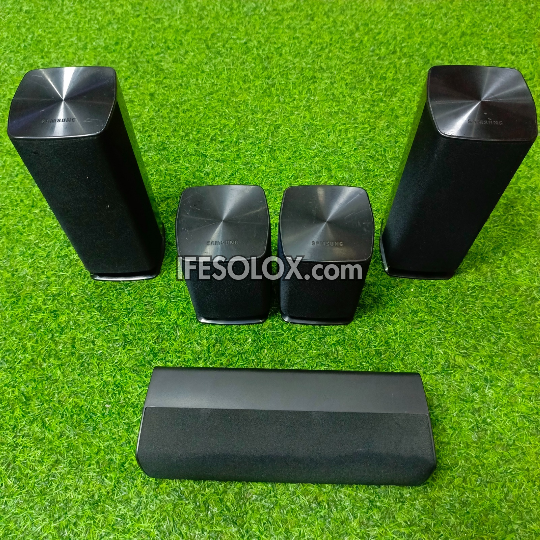 Samsung PS-FZ310 3Ohms Home Theater Surround Speakers Complete Set - Foreign Used