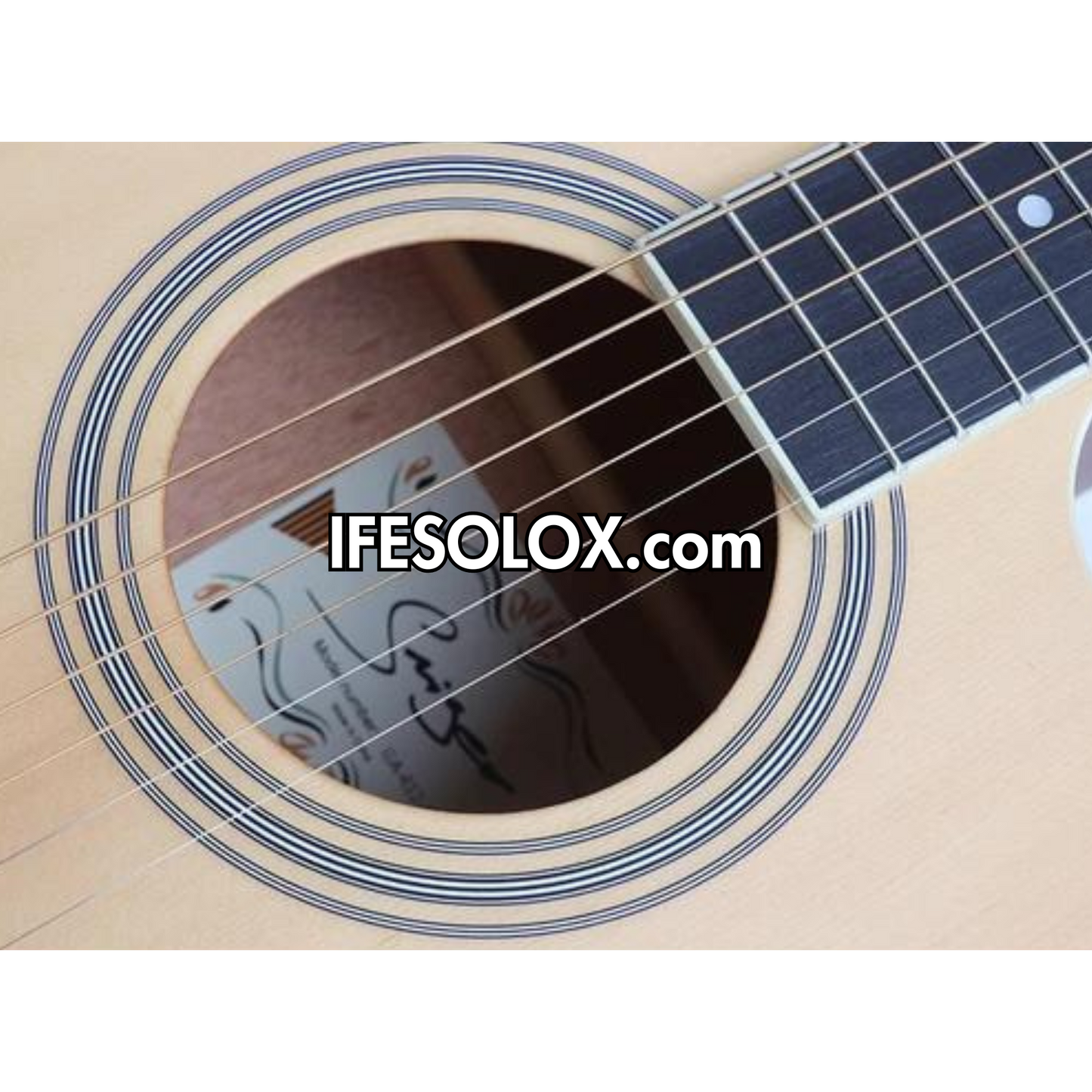 Smiger GA-412 41" Single-cut Semi-Acoustic Guitar with Belt and Bag - Brand New