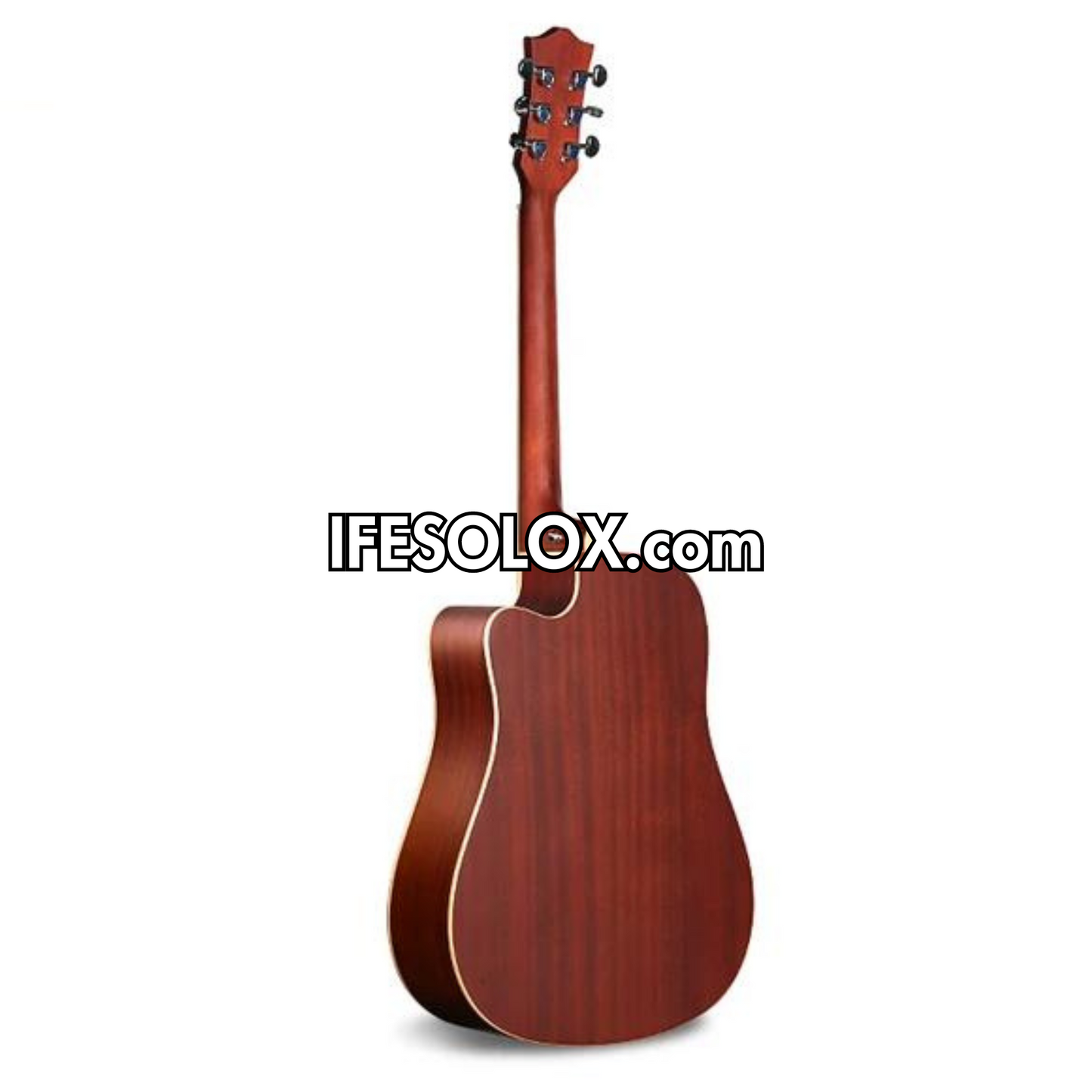 Smiger GA-412 41" Single-cut Semi-Acoustic Guitar with Belt and Bag - Brand New