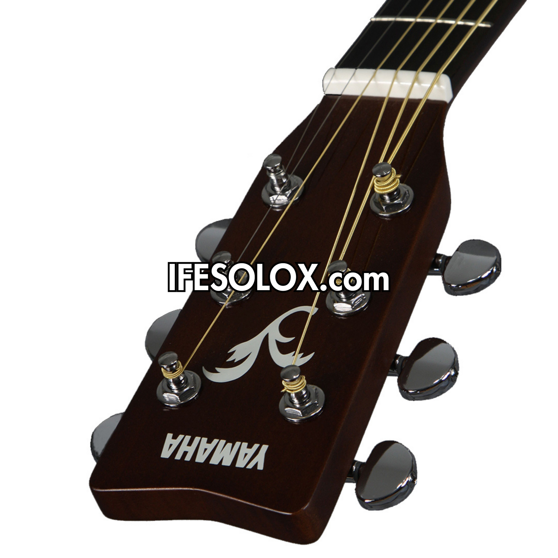 Yamaha F600EQ 38" Full-Body Semi-Acoustic Guitar with Belt and Bag - Brand New