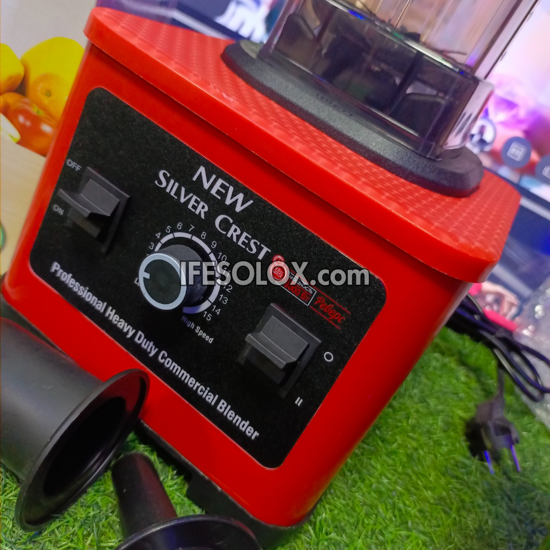 Silver Crest SC-08 4Liters 9,000Watts High-speed 2-in-1 Multipurpose Commercial Power Blender - Brand New
