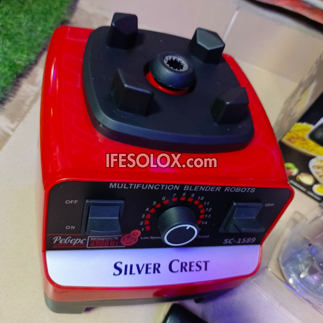 Silver Crest SC-1589 2Liters 4,500Watts High-speed 2-in-1 Power Blender - Brand New