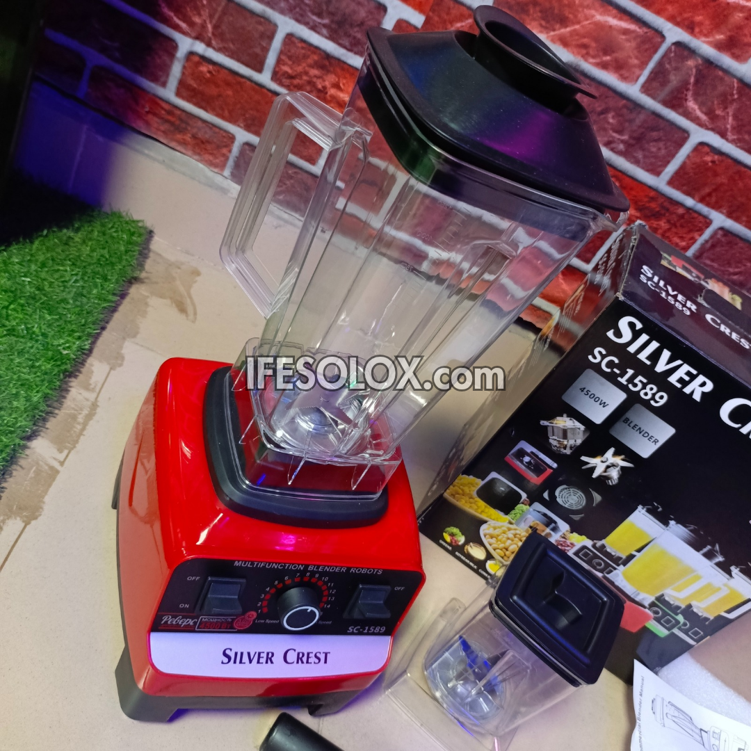 Silver Crest SC-1589 2Liters 4,500Watts High-speed 2-in-1 Power Blender - Brand New