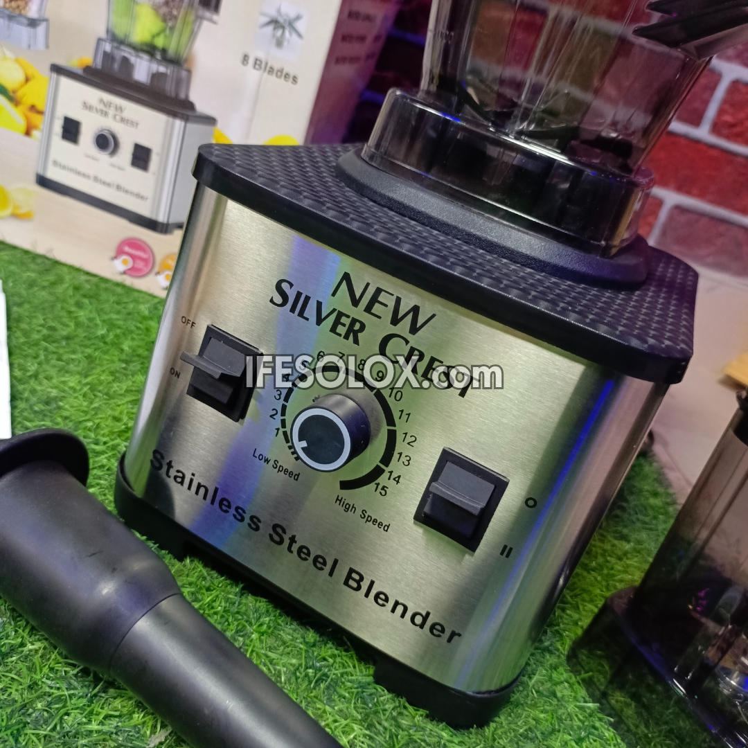 Silver Crest SS-08 4Liters 9,000Watts High-speed 2-in-1 Multipurpose Power Blender - Brand New