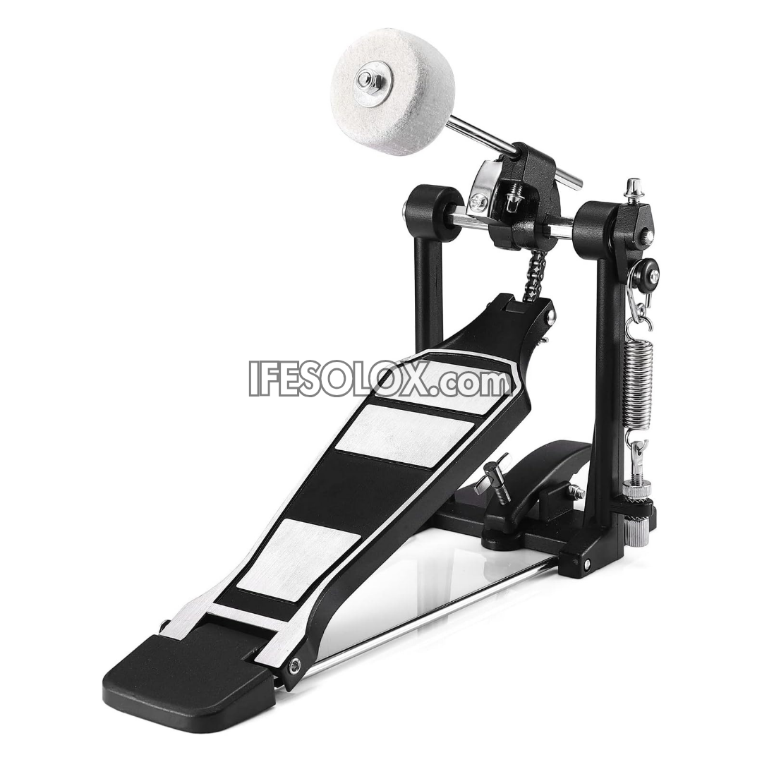 Single-chain Alloy Single Bass Drum Pedal with Felt Beater Stick - Brand New