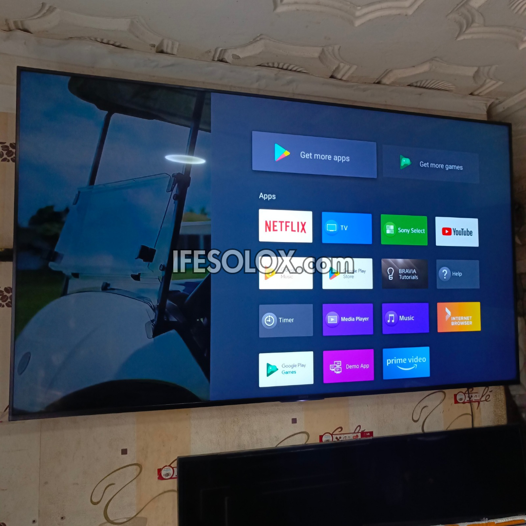 Sony BRAVIA 75 Inch KD-75X8500 Android 4K UHD HDR Smart TV + Built-in WiFi, Bluetooth - Foreign Used