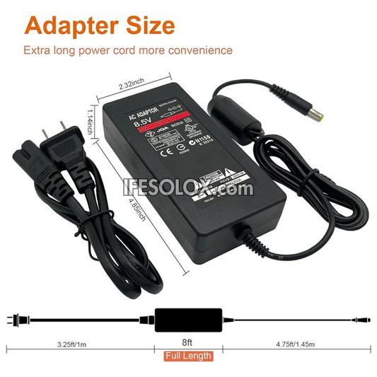 Sony 8.5V 5.65Amps Power Adapter for Sony PS2 Slim A/C 70000 Console - Brand New