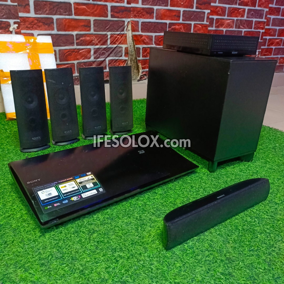 Sony BDV-N590 5.1Ch 1000W 3D Blu-ray DVD Home Theater System (WiFi, USB, FM, Aux, HDMI in/out) - Foreign Used