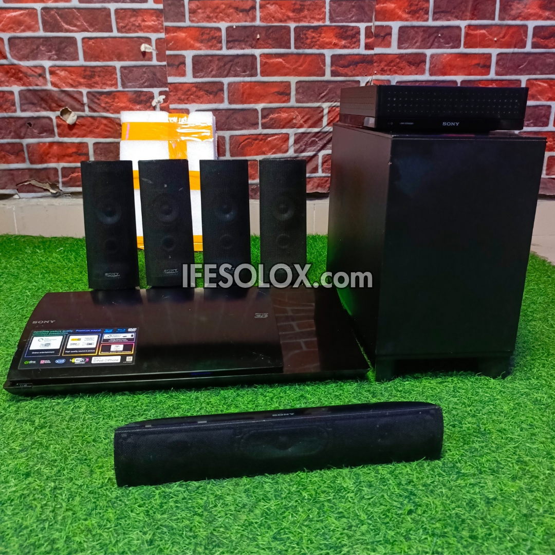 Sony BDV-N590 5.1Ch 1000W 3D Blu-ray DVD Home Theater System (WiFi, USB, FM, Aux, HDMI in/out) - Foreign Used