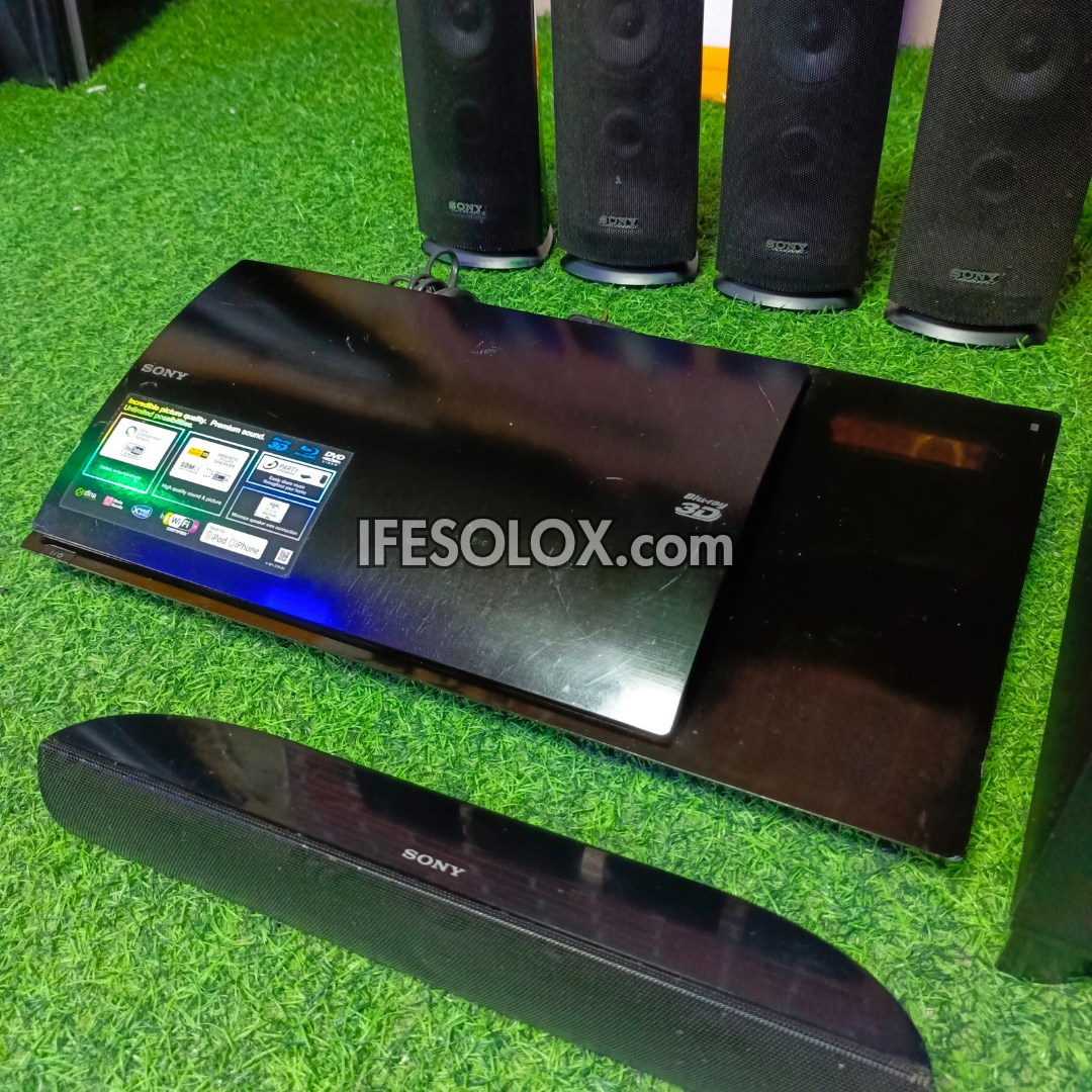 Sony BDV-N590 5.1Ch 1000W 3D Blu-ray DVD Home Theater System (WiFi, USB, FM, Aux, HDMI in/out) - Foreign Used