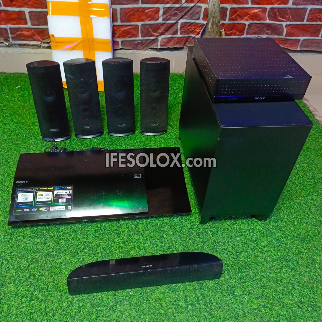 Sony BDV-N590 5.1Ch 1000W 3D Blu-ray DVD Home Theater System (WiFi, USB, FM, Aux, HDMI in/out) - Foreign Used