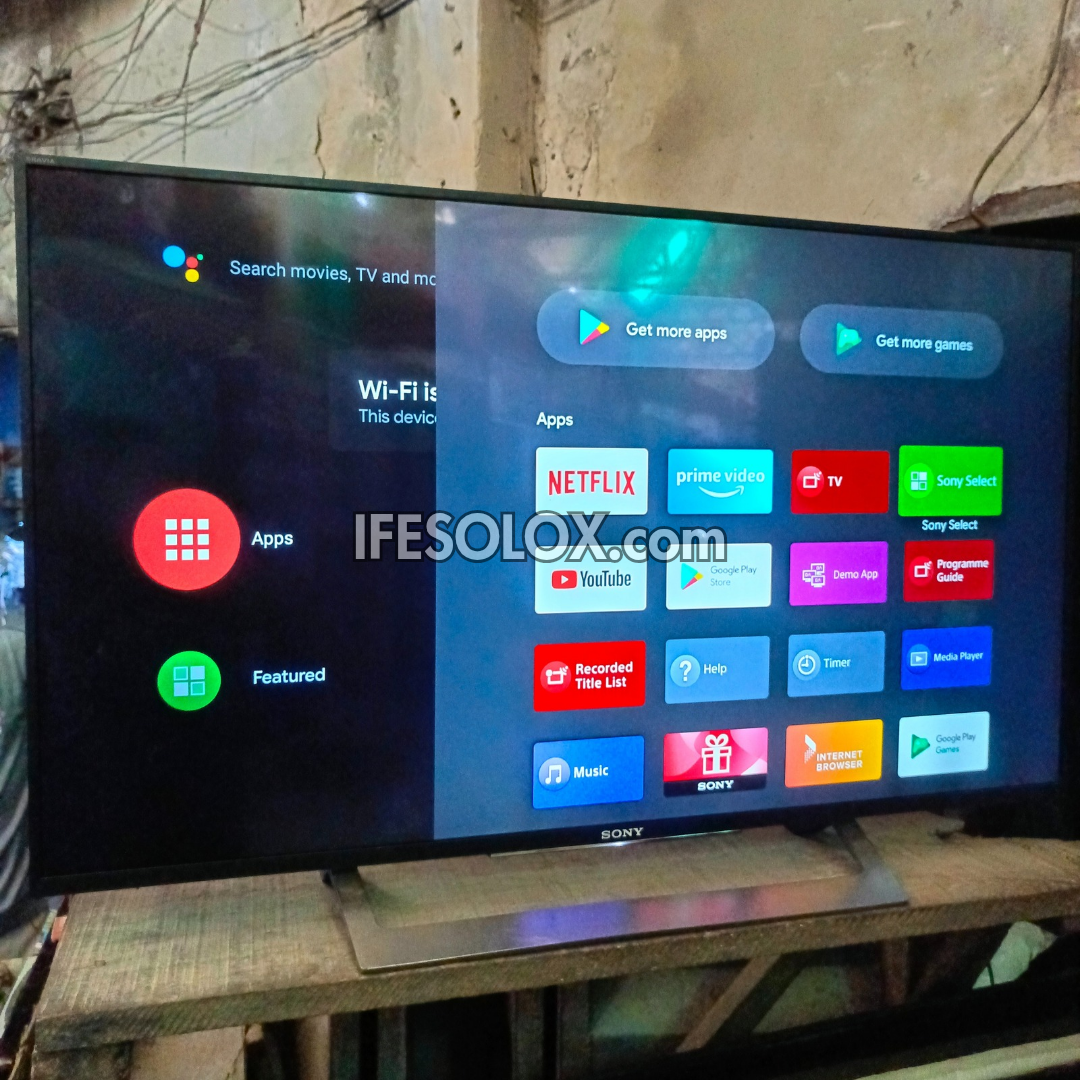 Sony BRAVIA 43 Inch KD-43XD8305 Android Smart 4K UHD HDR10 TV (WiFi, Screen Mirroring, Bluetooth) - Foreign Used