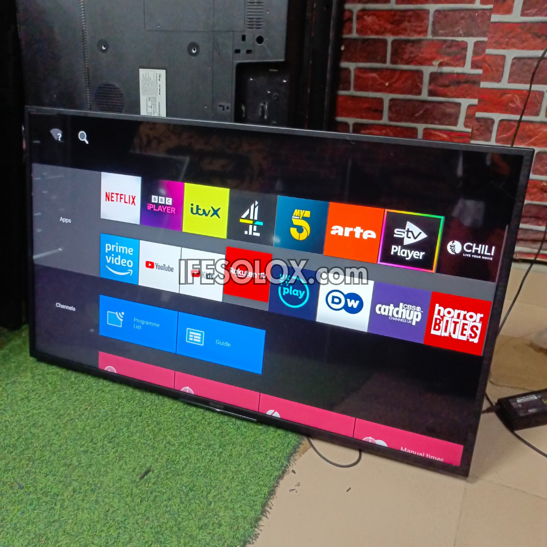 Sony BRAVIA 49 Inch KD-49WE663 HDR Full HD Smart TV (WiFi, Screen Mirroring, Netflix, YouTube) - Foreign Used