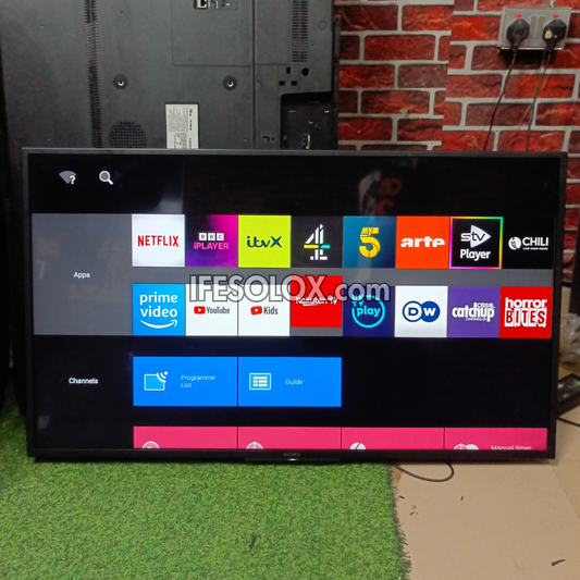 Sony BRAVIA 49 Inch KD-49WE663 HDR Full HD Smart TV (WiFi, Screen Mirroring, Netflix, YouTube) - Foreign Used