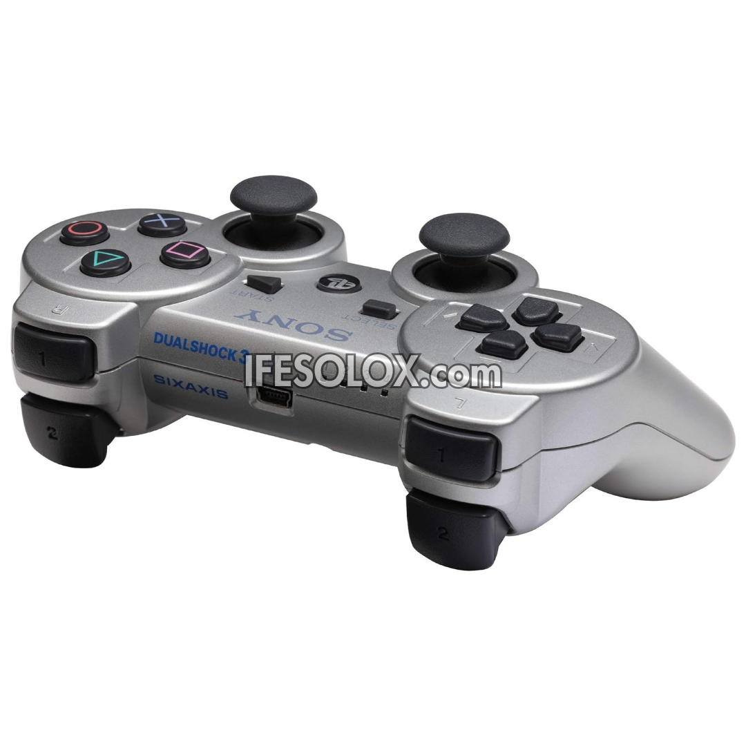 Sony PS3 DualShock 3 Game Controller (Silver) - Brand New