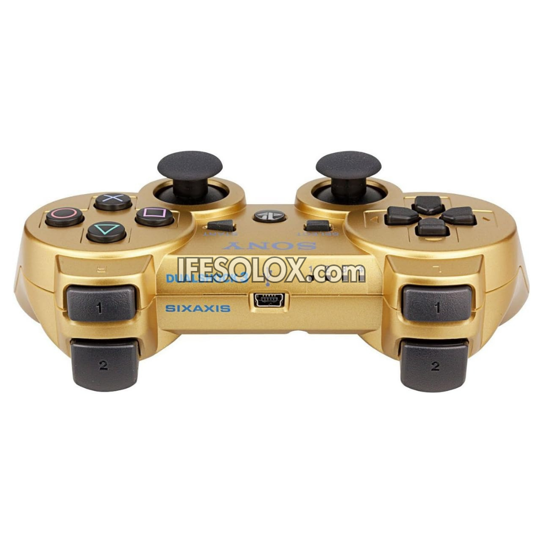 Sony PS3 DualShock 3 Game Controller (Gold) - Brand New