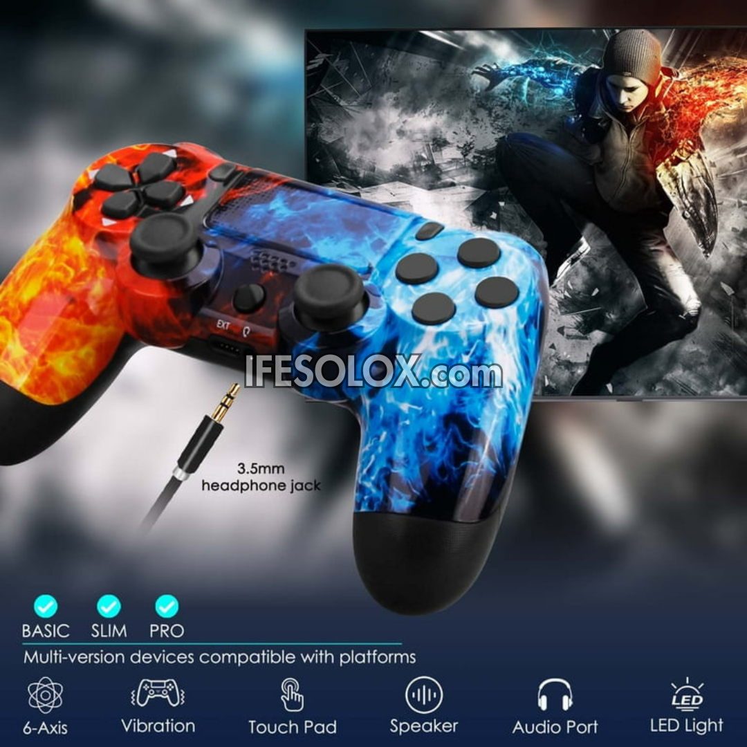 Sony PS4 DualShock 4 Game Controller for PS4, PC, Smartphones and Gadgets (Red Camouflage) - Brand New