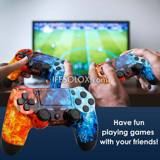 Sony PS4 DualShock 4 Game Controller for PS4, PC, Smartphones and Gadgets (Red Camouflage) - Brand New