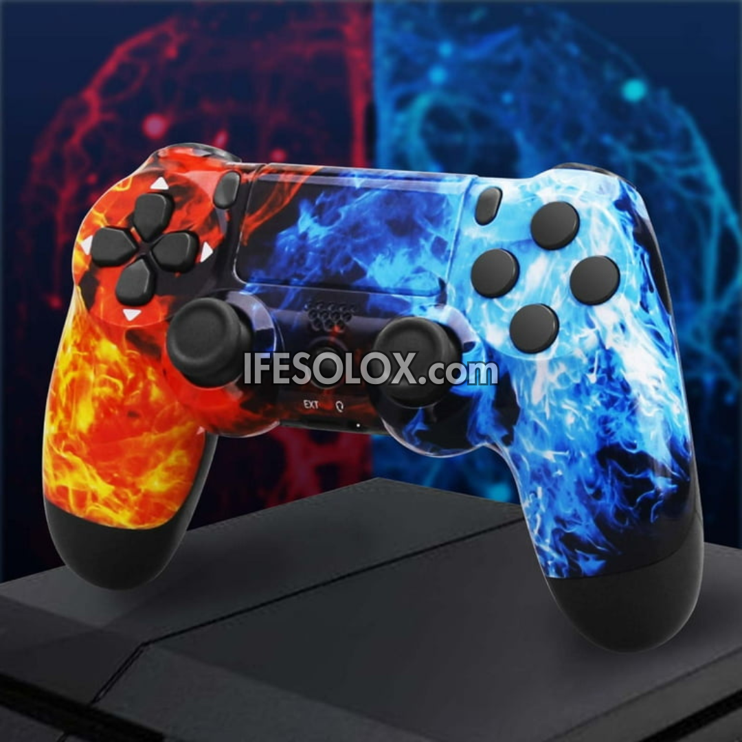 Sony PS4 DualShock 4 Game Controller for PS4, PC, Smartphones and Gadgets (Red Camouflage) - Brand New