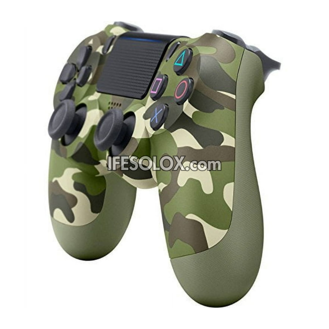 Sony PS4 DualShock 4 Game Controller for PS4, PC, Smartphones and Gadgets (Green Camouflage) - Brand New