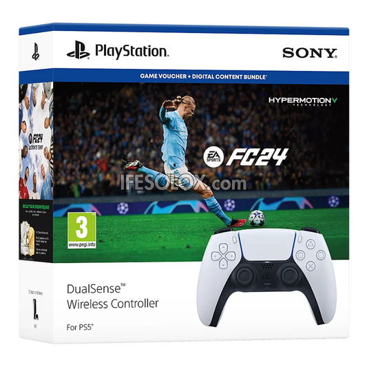 DualSense Wireless Controller and EA SPORTS FC 24 Bundle - Brand New