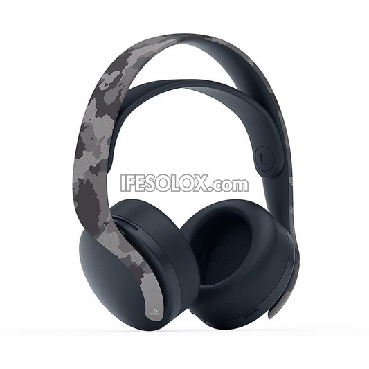 PULSE 3D Wireless Headset for PS5 and PS4 (Grey Camouflage) - Brand New