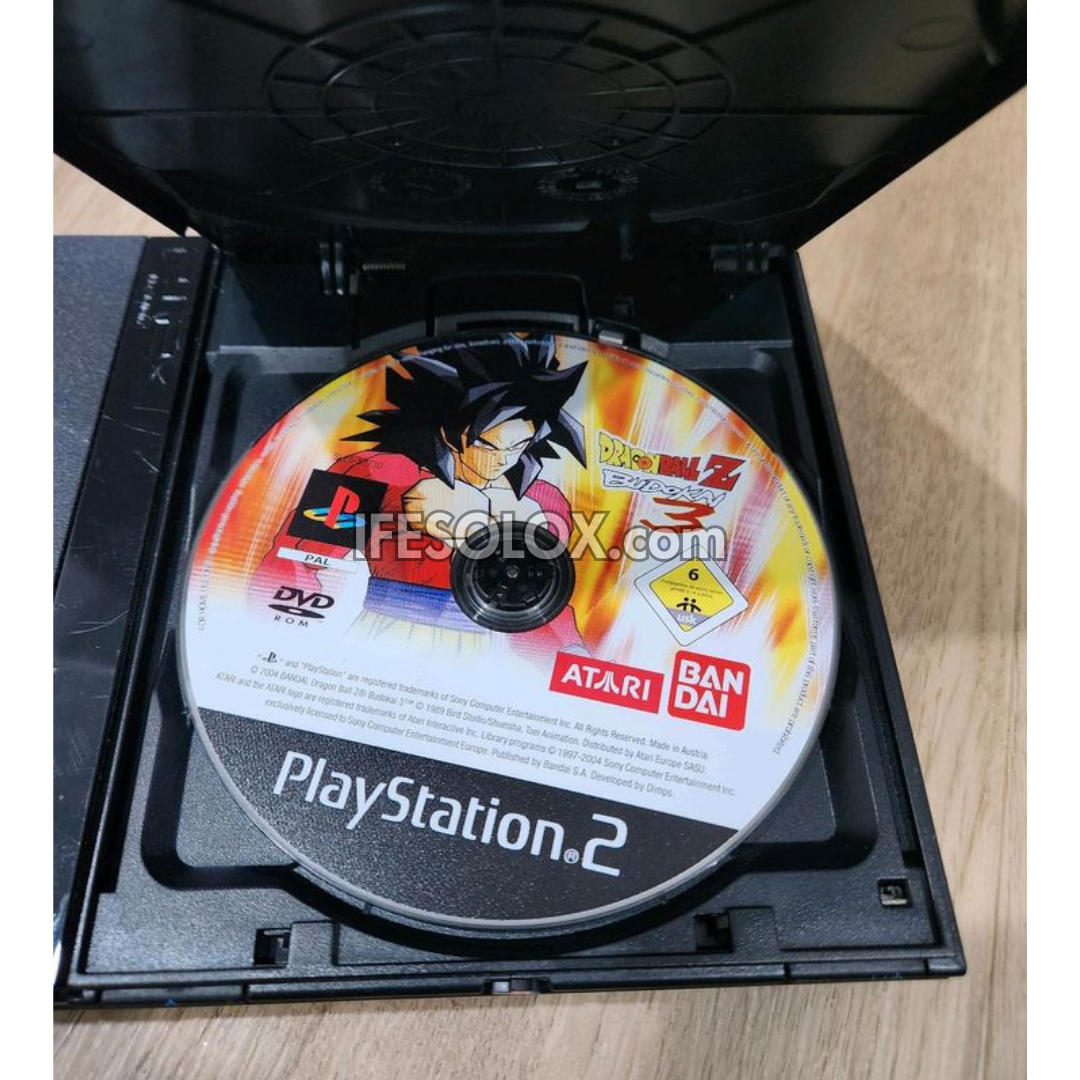 Sony Playstation 2 (PS2) Slim Game Console Complete Set with 2 DUALSHOCK Wired Controllers & 10 Titles - Foreign Used