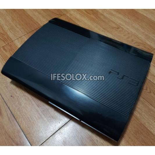 Sony Playstation 3 (PS3) Slim 500GB Game Console Complete Set with 1 DUALSHOCK Controllers and 30 Titles - Foreign Used