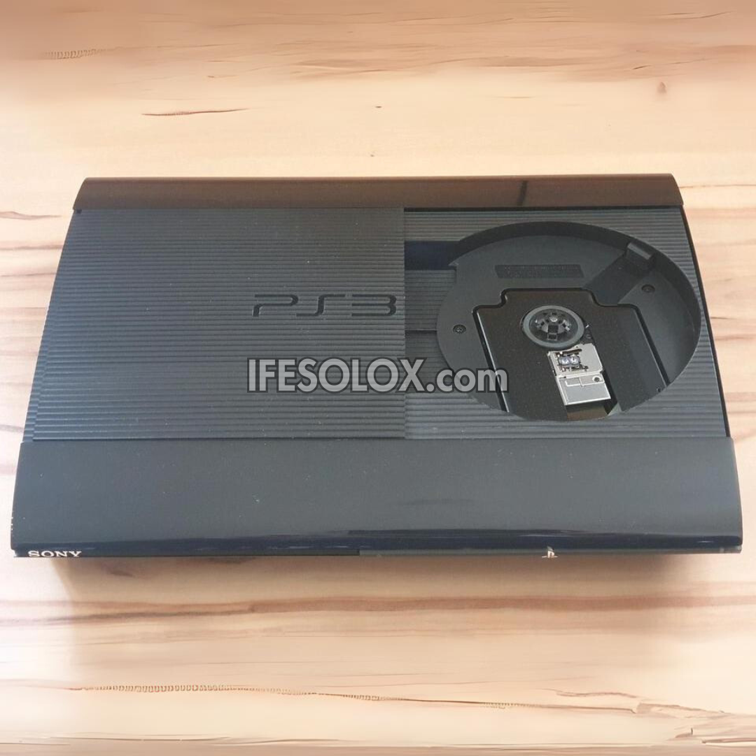 Sony Playstation 3 (PS3) Super Slim 500GB Game Console Complete Set with 2 DUALSHOCK Controllers and 30 Titles - Foreign Used