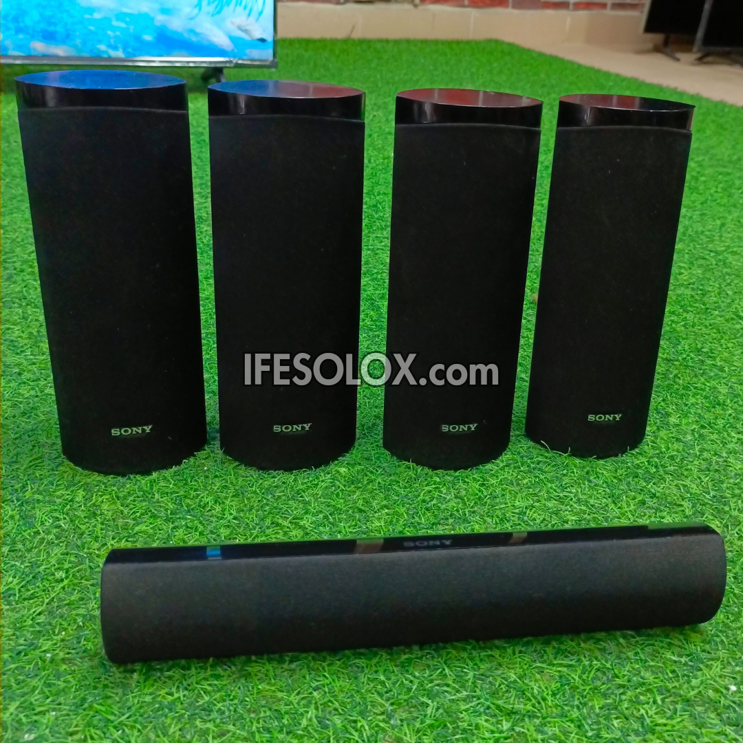 Sony SS-TSB106 3Ohms Home Theater Surround Speakers Complete Set - Foreign Used