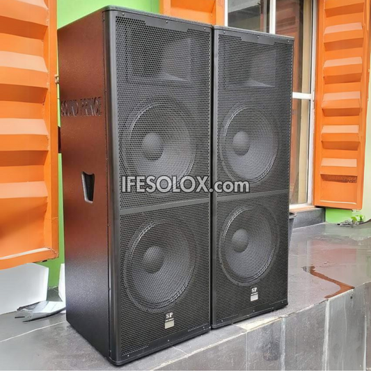 Sound Prince SP-124 Dual 15-inch Passive Full Range Loudspeakers - Brand New