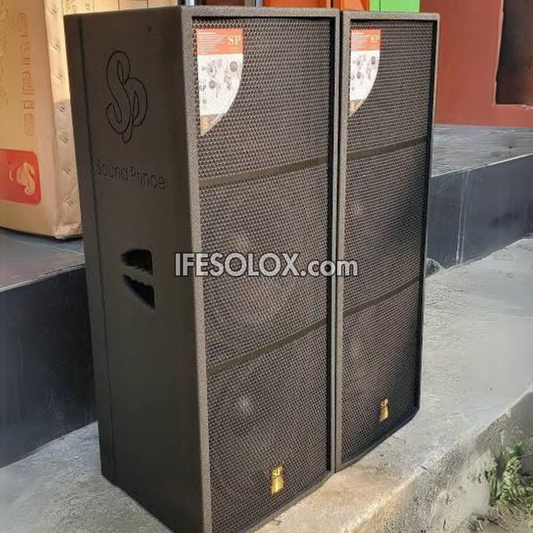 Sound Prince SP-132AX Dual 15-inch Passive Full Range Loudspeakers - Brand New