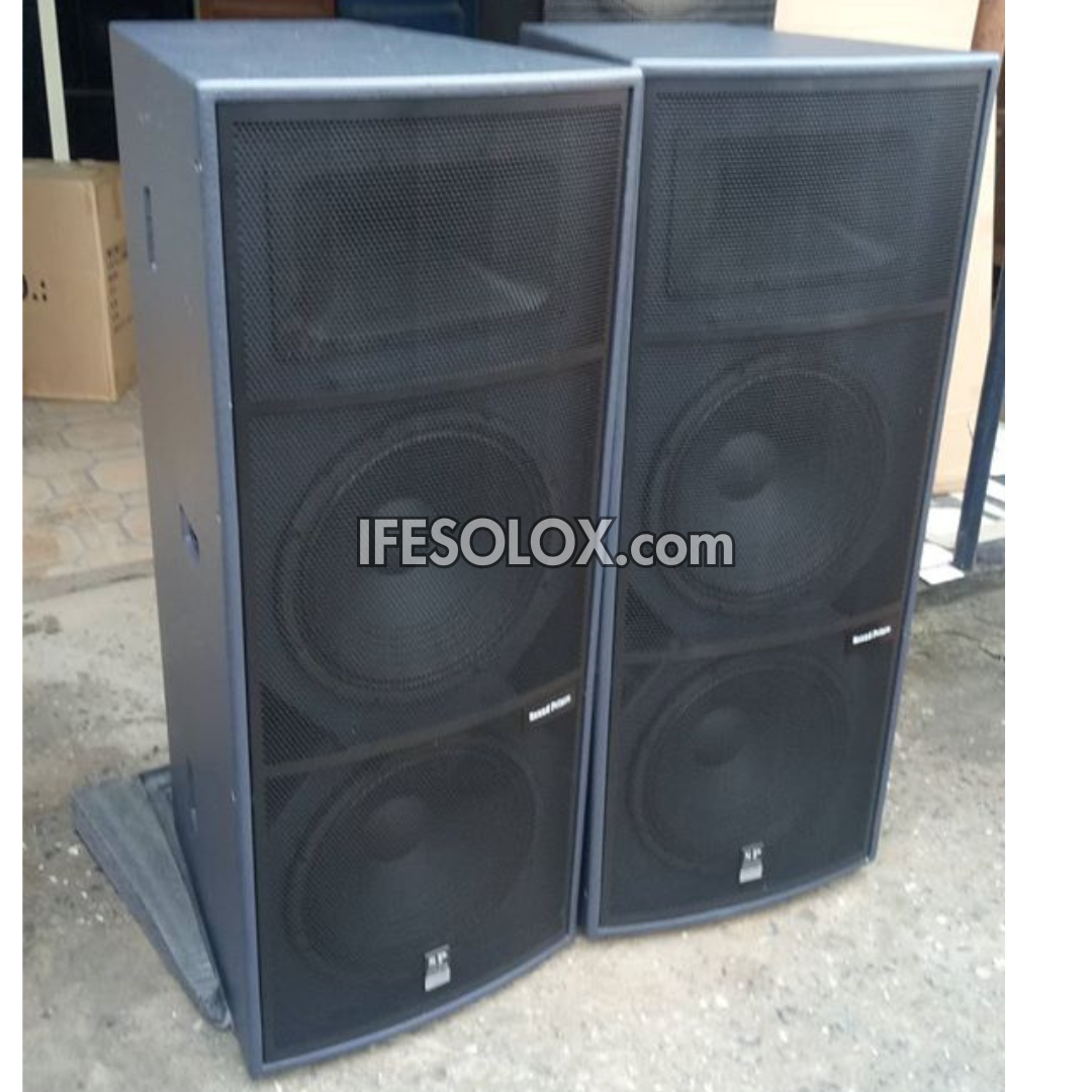 Sound Prince SP-215A Dual 15-inch Passive Full Range Loudspeakers - Brand New