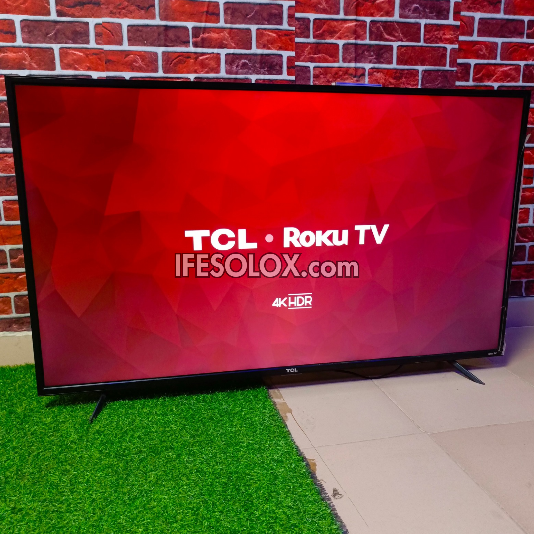 TCL 55 inch 55S405 4K UHD HDR Roku Smart TV (Screen Mirroring, AirPlay) - Foreign Used
