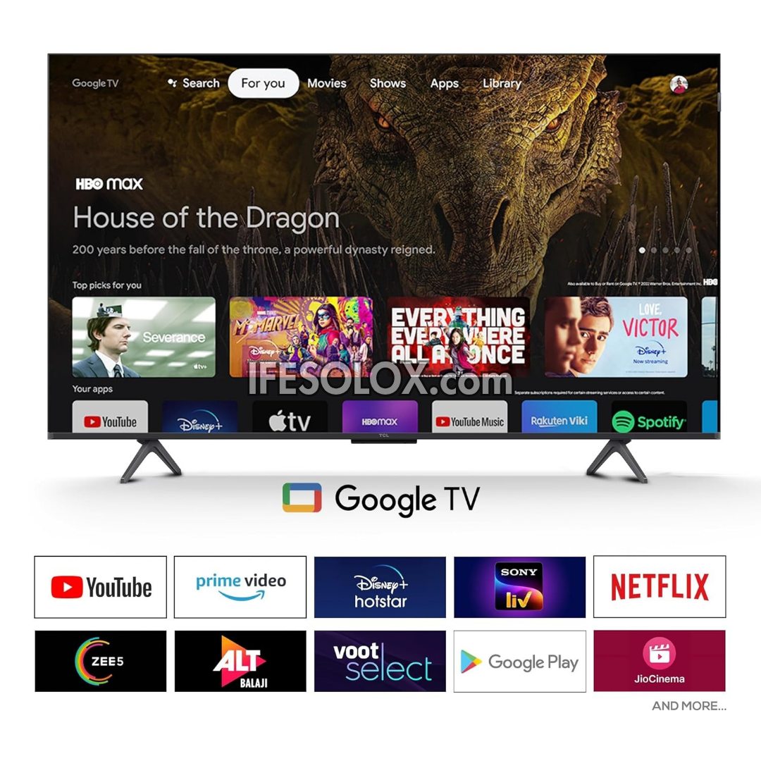 TCL 98 inch QLED 98P8K Android Smart Quantum HDR 4K UHD QLED Google TV (Chromecast, Google Play Store) - Brand New