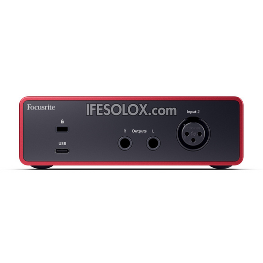 Focusrite Scarlett Solo 4th Gen USB Audio Interface for Instrumentalists, Vocalists, Producers, - Brand New