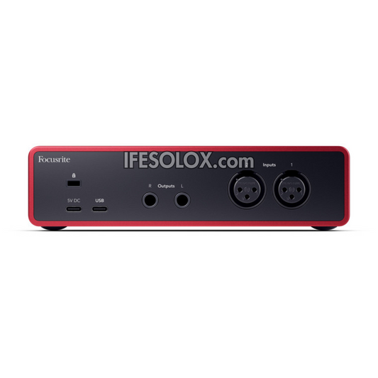 Focusrite Scarlett 2i2 4th Gen USB Audio Interface for Instrumentalists, Vocalists, Producers - Brand New