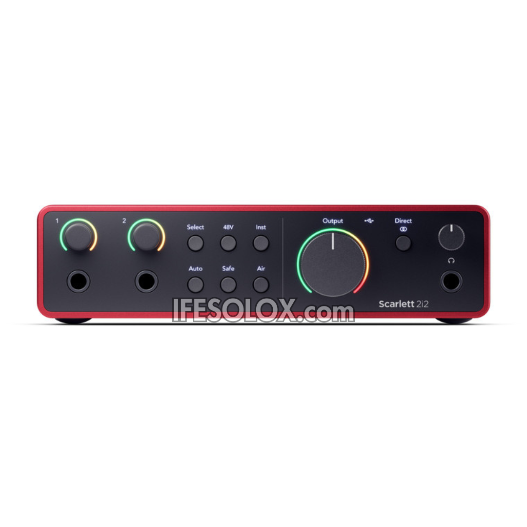 Focusrite Scarlett 2i2 4th Gen USB Audio Interface for Instrumentalists, Vocalists, Producers - Brand New