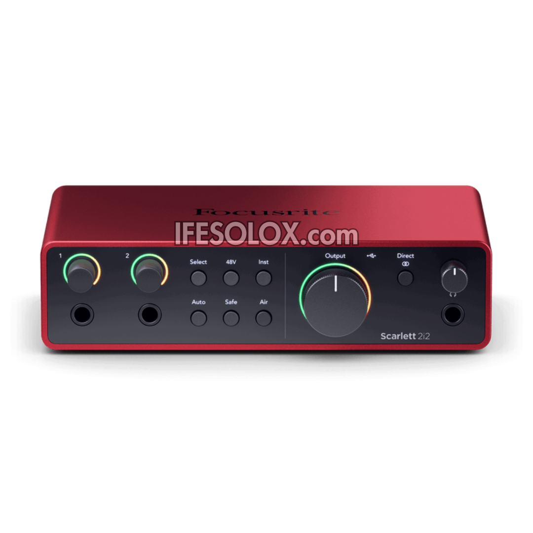 Focusrite Scarlett 2i2 4th Gen USB Audio Interface for Instrumentalists, Vocalists, Producers - Brand New
