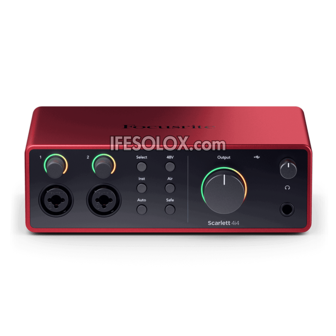 Focusrite Scarlett 4i4 4th Gen USB Audio Interface for Instrumentalists, Vocalists, Producers - Brand New