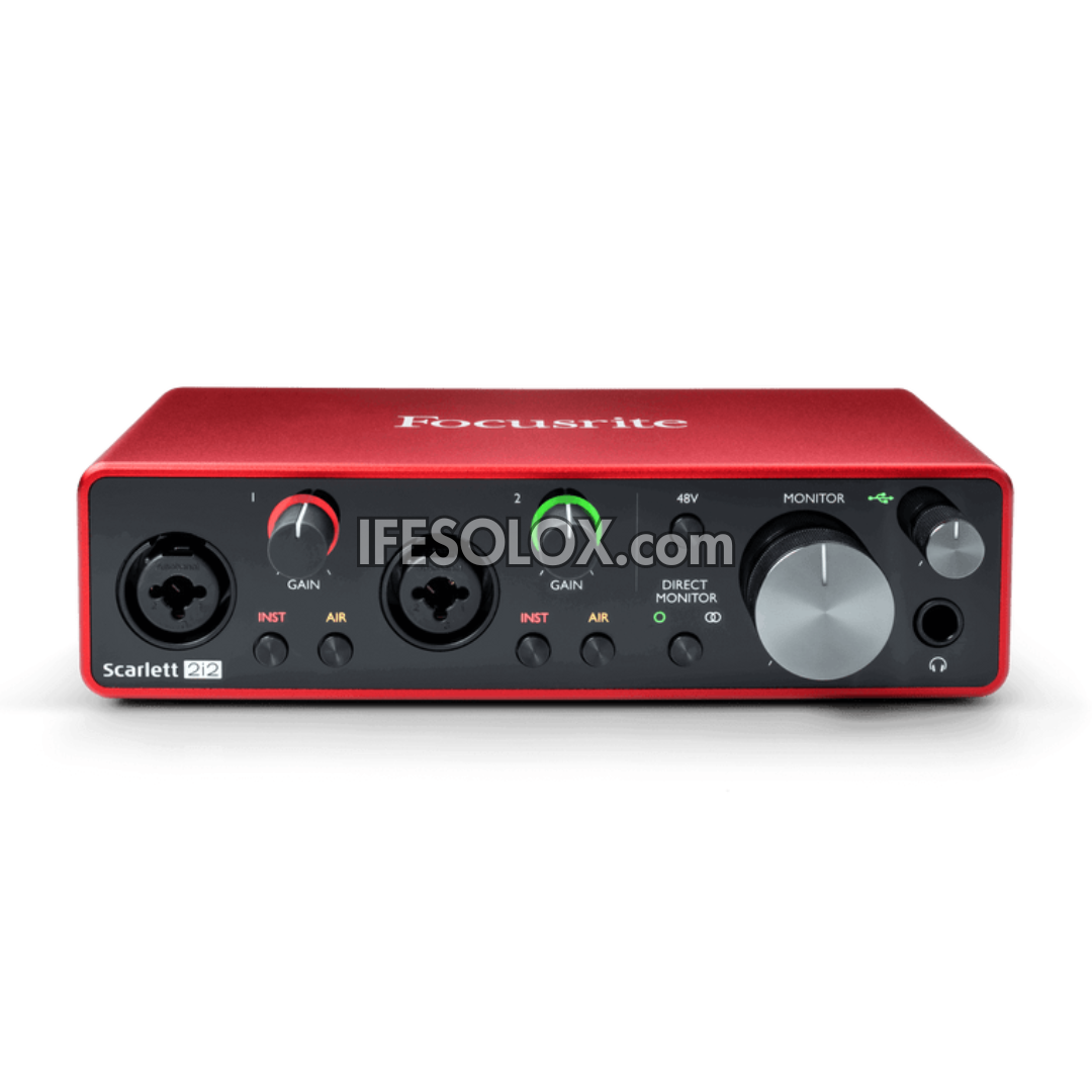 Focusrite Scarlett 2i2 3rd Gen USB Audio Interface for Instrumentalists, Vocalists, Producers - Brand New