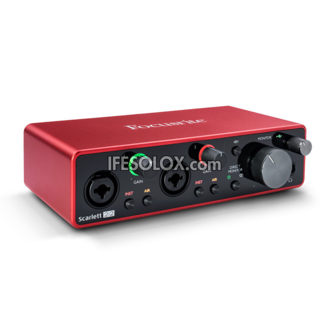 Focusrite Scarlett 2i2 3rd Gen USB Audio Interface for Instrumentalists, Vocalists, Producers - Brand New